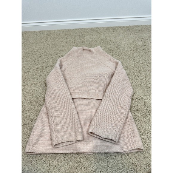 Boden Sweater Womens 4 Pink Wool Alpaca Blend Belted Barcelona Knit Cardigan - Picture 2 of 6